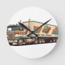 Zoek naar vrachtwagen klokken Retro