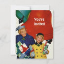 Recherche de 1950s noël invitations Vert