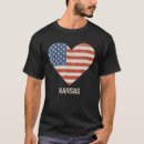 Zoek naar vlag van kansas tshirts Patriottisch