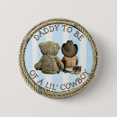 Recherche de bientôt papa badges Bleu
