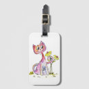 Recherche de chat rose bagages étiquettes Coloré