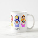 Recherche de babushka tasses Russe