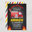 Recherche de firetruck invitations Partie