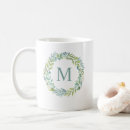 Recherche de noël floral tasses Couronne de noël