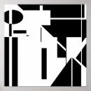 Recherche de formes abstraites art Noir