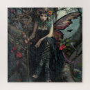 Recherche de fée gothique puzzles Ailes