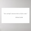 Recherche de abraham lincoln posters Motivation