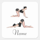 Recherche de yoga pose autocollants Étirement
