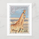 Recherche de girafe vintage cartes postales Faune