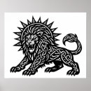 Recherche de symbole lion posters Zodiaque