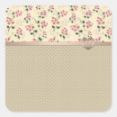 Recherche de couture vintage autocollants Rose