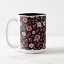 Recherche de fleurs romantiques tasses Floral