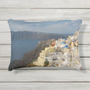 Recherche de santorini coussins La grèce