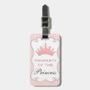 Recherche de princesse bagages étiquettes Girly