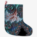 Recherche de fractale de chaussette de noël Abstrait