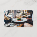 Recherche de diner cartes visite Minimaliste