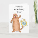 Recherche de chat heureux vœux cartes Jouer