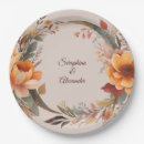 Recherche de thanksgiving paper assiettes Fleurs