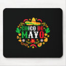 Recherche de cinq tapis souris Fête mexicaine