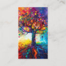 Recherche de arbres colorés cartes visite Moderne