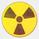 Recherche de arme nucléaire autocollants Rayonnement