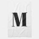 Recherche de noir et blanc cuisine linges Monogramme