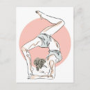 Recherche de dessin yoga cartes postales Mignon