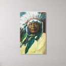 Recherche de chef indien toiles Portrait