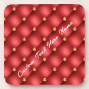 Recherche de cuir dessous de verres Doré