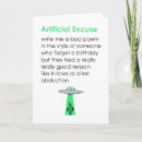 Zoek naar excuse kaarten Excuus