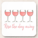 Recherche de wine je dessous de verres Rose