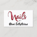 Recherche de nail artist cartes visite Boss
