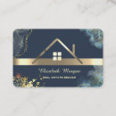Recherche de or standard cartes visite Bleu