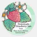 Recherche de confiture de fraise autocollants Fraises