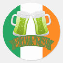 Recherche de bière verte autocollants Drapeau irlandais