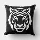 Recherche de graphique noir et blanc coussins Décoratif