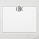 Recherche de modèles blocsnotes Monogramme