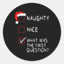Recherche de naughty list autocollants Hiver