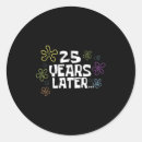 Zoek naar 25 jaar stickers Verjaardag