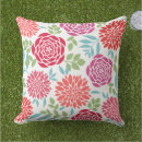 Recherche de fleurs de dahlia coussins Motif