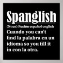 Recherche de spanglish Définition