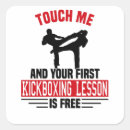 Recherche de kickboxing autocollants Boxe