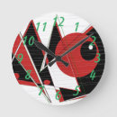 Recherche de oeil rouge horloges Moderne