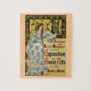 Zoek naar art nouveau puzzles Vrouw