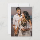 Zoek naar we eloped uitnodigingen Gevlucht