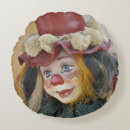 Recherche de clown coussins Vintage