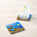 Recherche de fish decor dessous de verres Océan