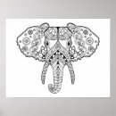 Recherche de éléphant mandala posters Coloriage