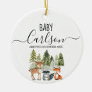 Recherche de woodland animal ornements Nouveau bébé