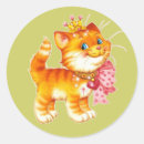 Recherche de couronne rouge autocollants Orange
